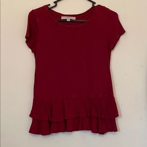 Loft Peplum Top
